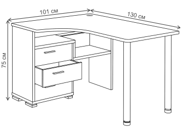 Компьютерный стол СР-132С-130
