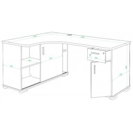 Компьютерный стол Жаспера-140М