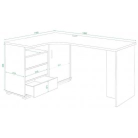 Компьютерный стол СР-145С