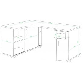 Компьютерный стол Жаспера-160М