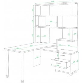 Компьютерный стол Жаспера-420 / 130