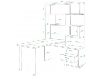 Компьютерный стол СР-420 / 150