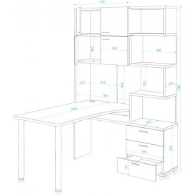 Компьютерный стол Жаспера-500М / 190