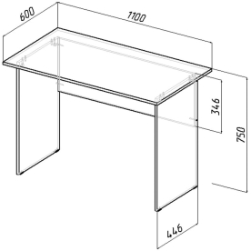 Письменный стол Милан-5