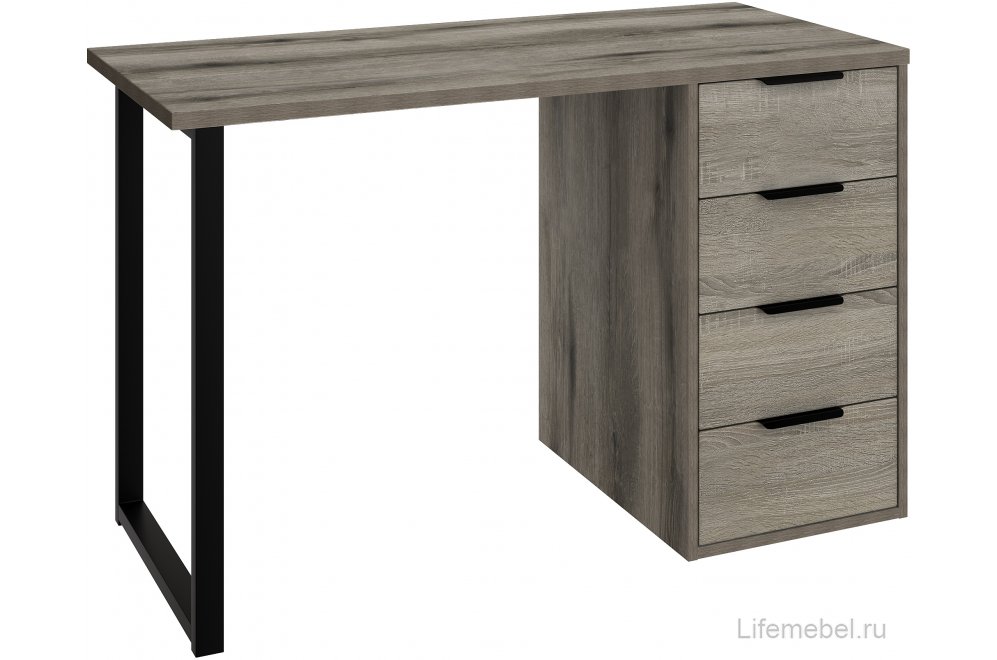 Стол С-400 дуб эвок / дуб сонома темный