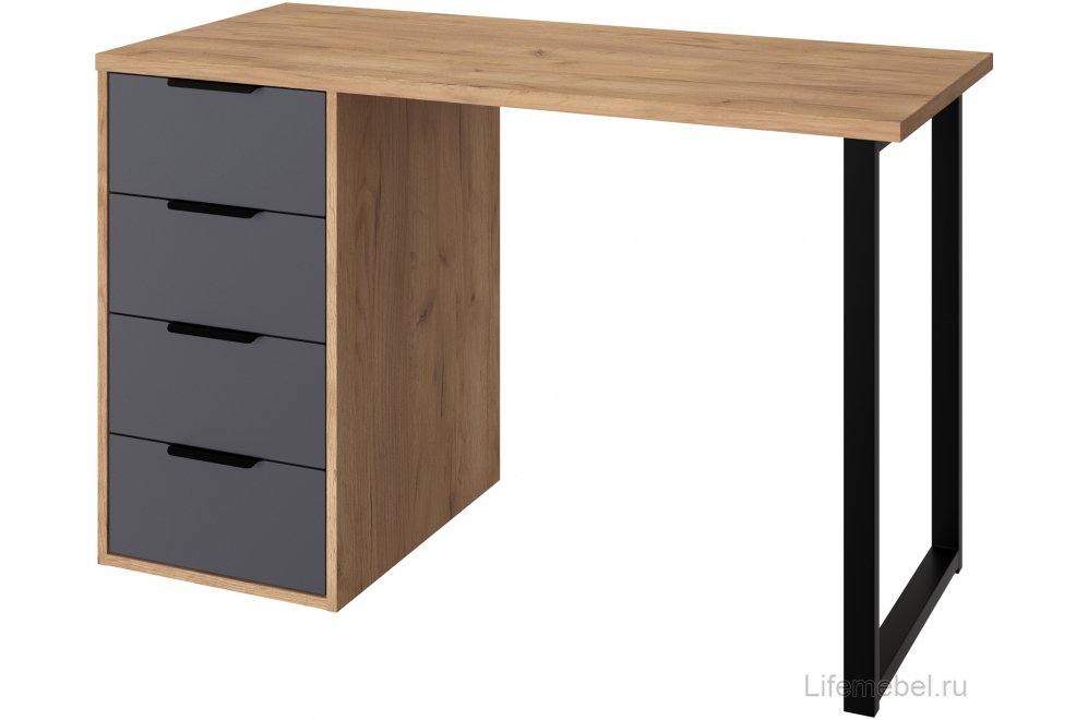 Стол С-400 дуб крафт золотой / графит