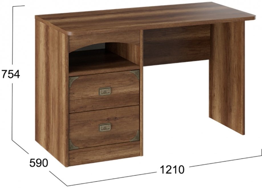 Письменный стол Навигатор ТД-250.15.02 дуб каньон