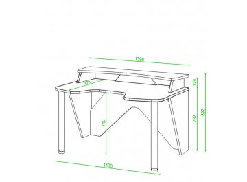 Компьютерный стол СК-140 ПИЛОТ
