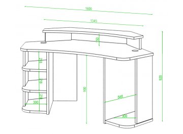 Письменный стол СК-160 ПРОФИ