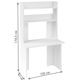 Письменный стол СКЛ-Прям100+НКЛХ-100 БЕК