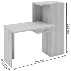 Письменный стол СКЛ-ПРЯМ100+ШК К