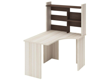 Письменный стол СКЛ-Угл120+НКЛ-100 БЕН ЛЕВ карамель / венге