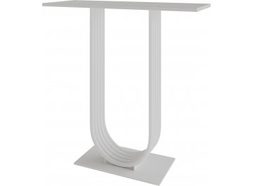 Стол-консоль Arfeo 35x80x80 белый металл