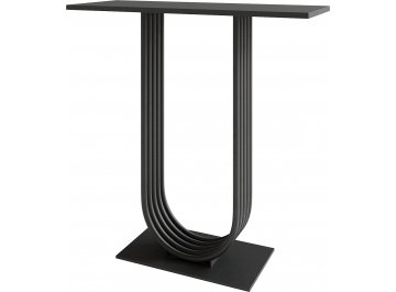 Стол-консоль Arfeo 35x80x80 белый / золотой металл