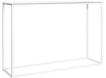 Консольный столик Akur Loft Norman 1200 черный / тонированное стекло