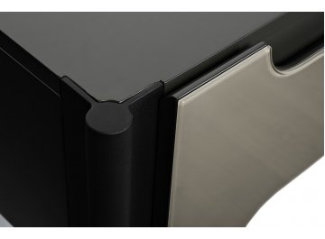 Стол-консоль Джималди черный / серо-бежевый