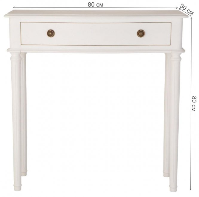 Консольный столик GLA16MM белый