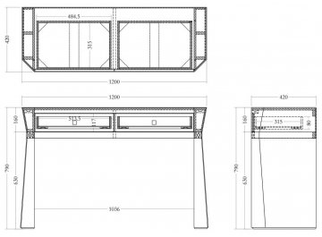 Консольный столик KFG125