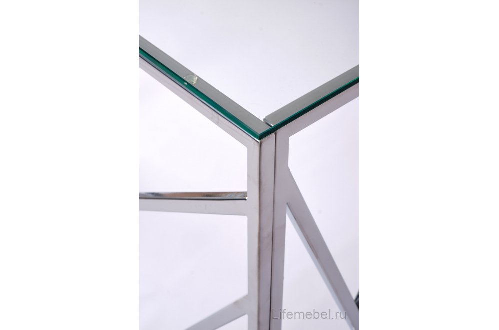 Консольный столик Zest прозрачный / хром