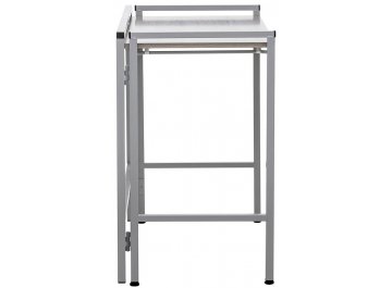 Консольный столик Leset Энзо 1000 серый / атлас светлый