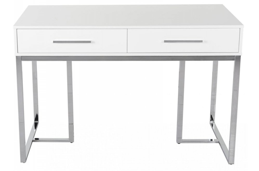Консольный столик Армада белый / серебро