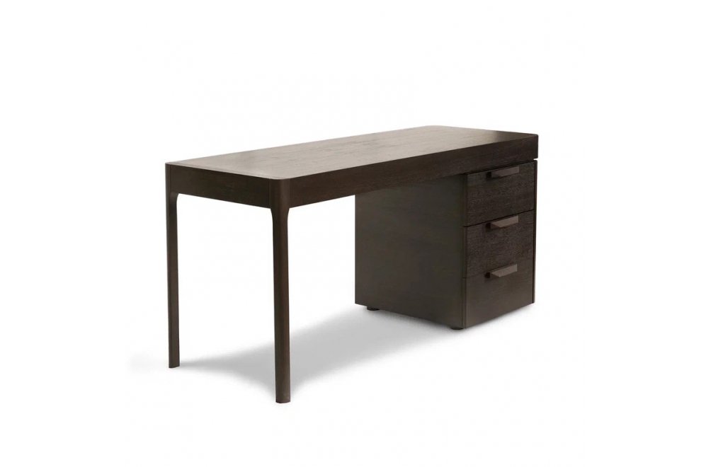 Письменный стол Ronda тёмно-красный / черный