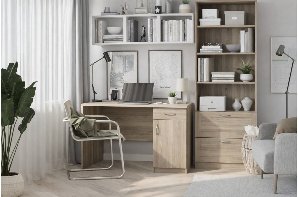 Письменный стол С-113K блэквуд сатиновый