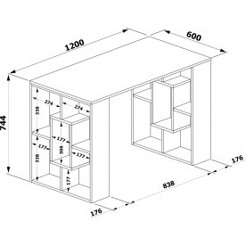Письменный стол СПм-15