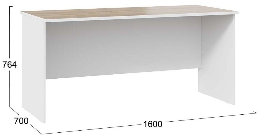 Письменный стол Успех-2 ПМ-184.04 дуб сонома / белый