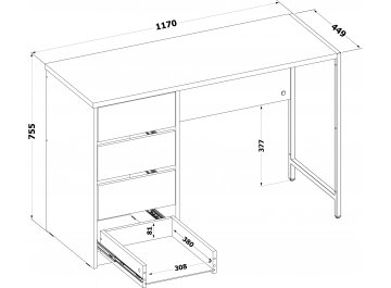 Письменный стол СПм-405