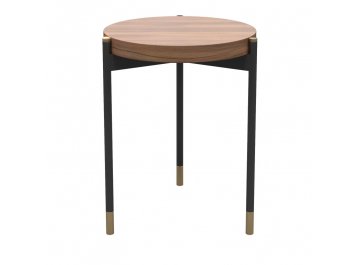 Приставной столик Benissa орех / черный