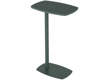 Приставной столик Дей дуб американский / черный зеленый / зеленый