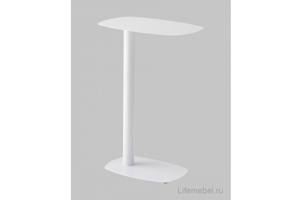 Приставной столик Lanor L металл белый