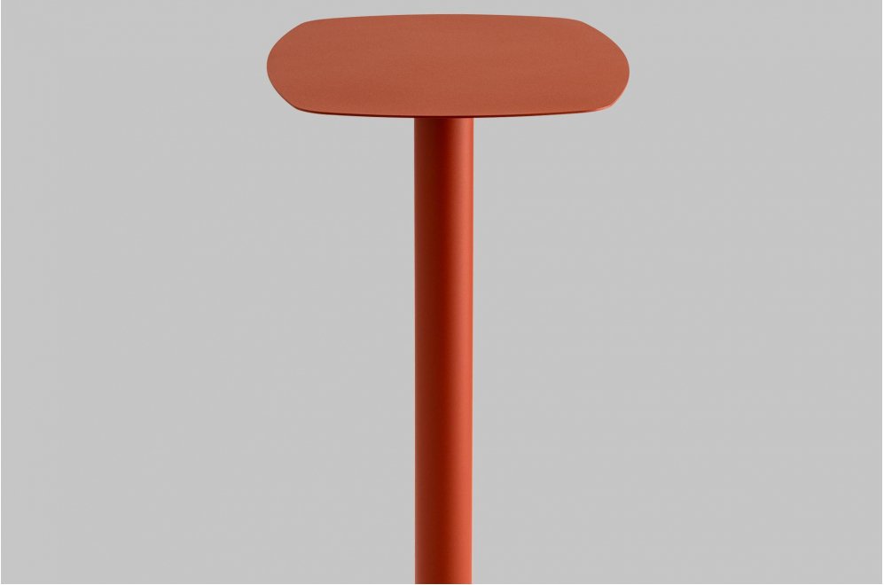 Приставной столик Lanor L металл красный