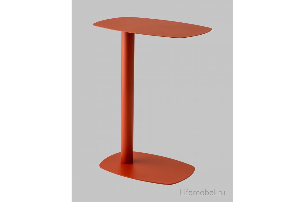 Приставной столик Lanor S металл красный