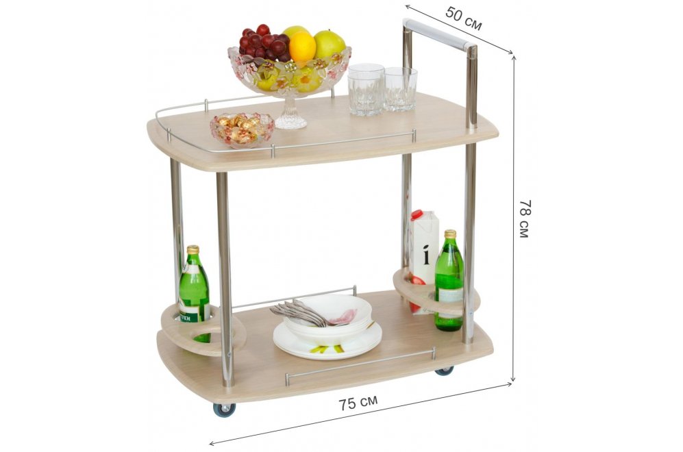 Серверовочный столик Эсперанс дуб