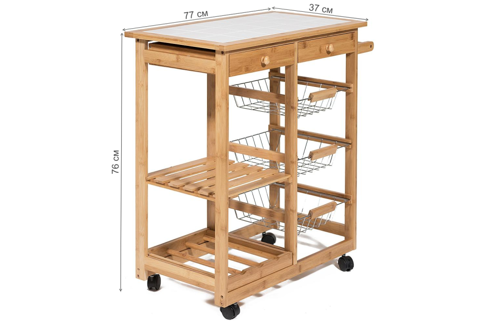 Стол передвижной mod. JW3-2063 натуральный