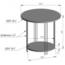 Кофейный столик SHT-CT32-1