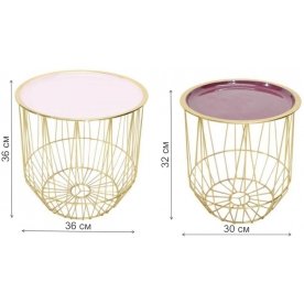 Комплект столиков Carly