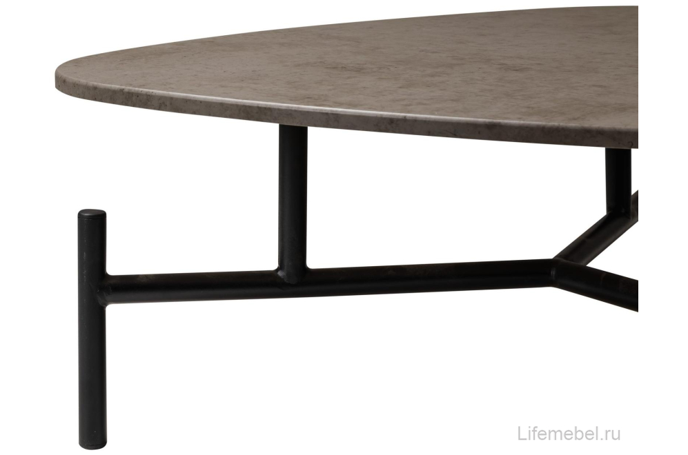 Комплект столиков Fin натуральный / бетон