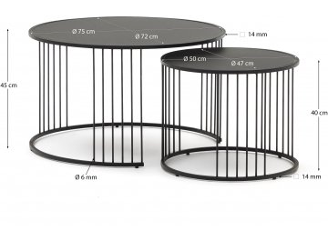 Комплект столиков Hadar