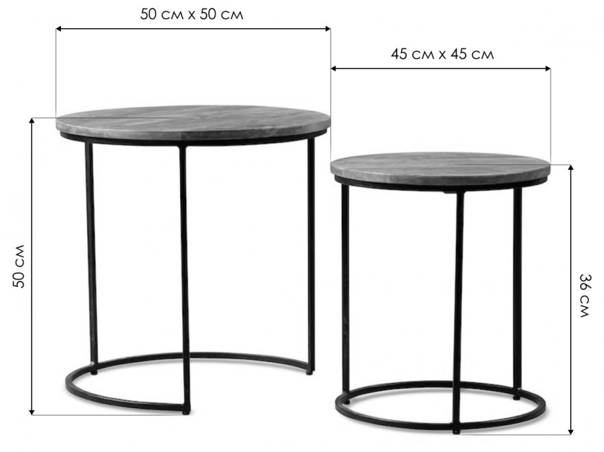 Комплект столиков Инду Гулаби гулаби