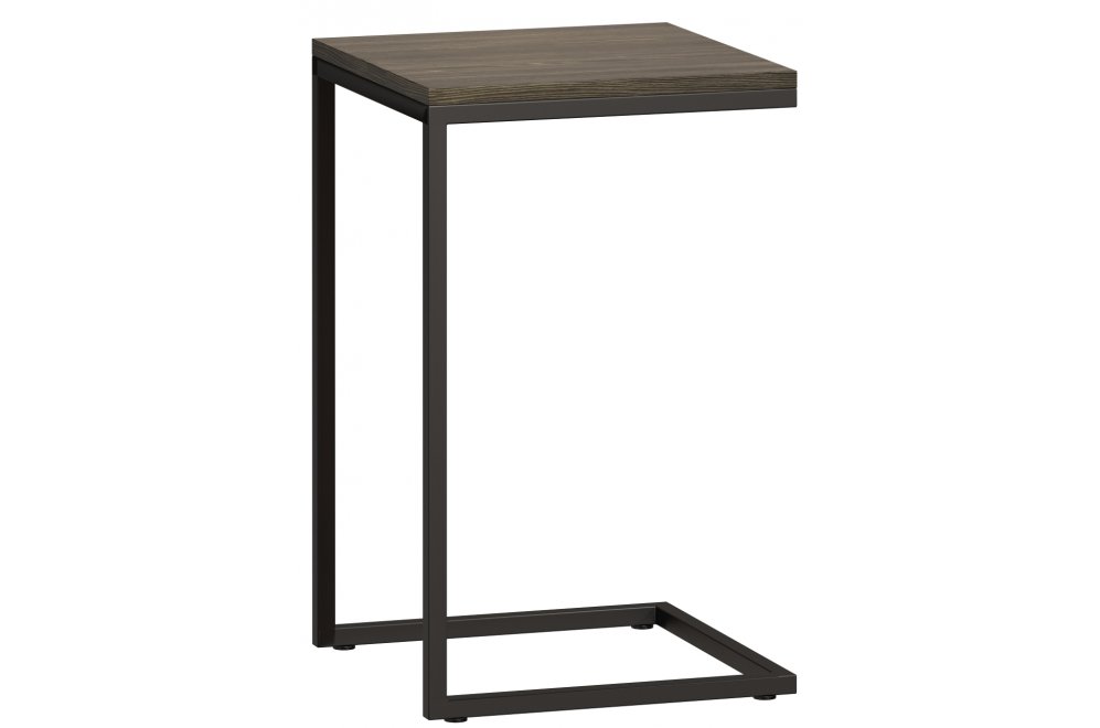 Приставной столик Бервин серый