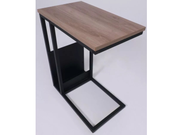 Приставной столик Foxy дуб / черный