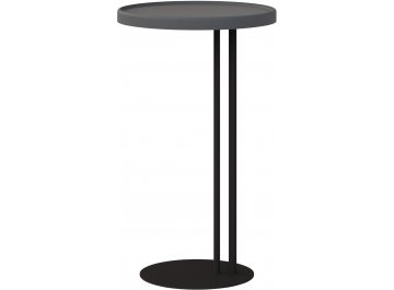 Приставной столик Кальяри вяз браун / черный