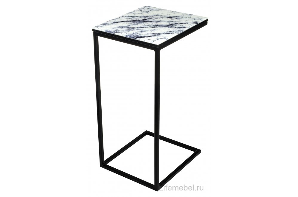 Журнальный столик Геркулес белый мрамор