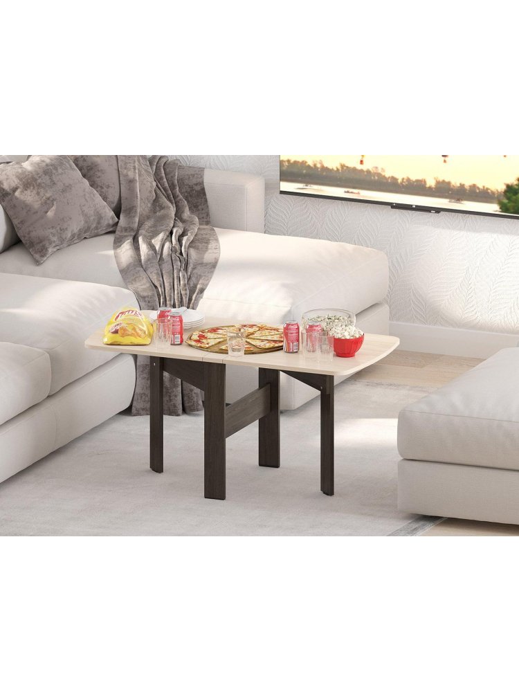 Стол-книжка СтК6 венге / дуб молочный высота 54 см