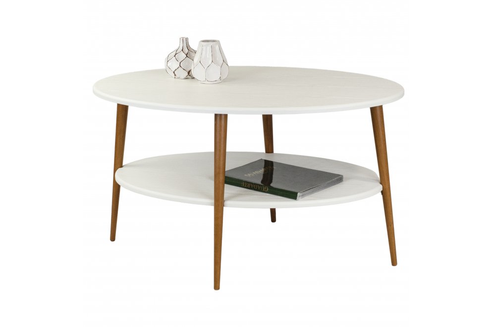 Журнальный столик BeautyStyle 29 90x60 МДФ белый / дерево бук