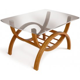 Стол журнальный Миг средне-коричневый