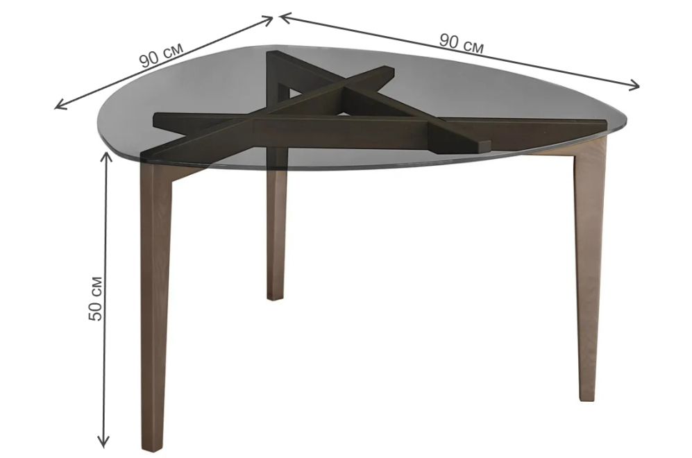 Журнальный столик Рилле 443 шимо / графит